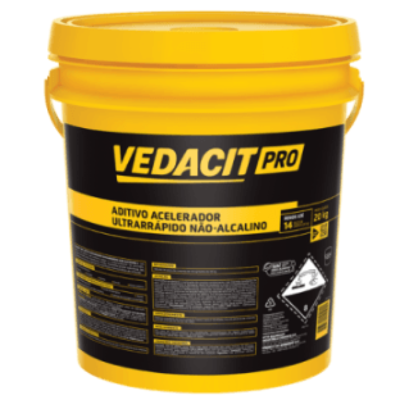 VEDACIT PRO Aditivo Ultra-Rápido Não-Alcalino - Balde 20 KG