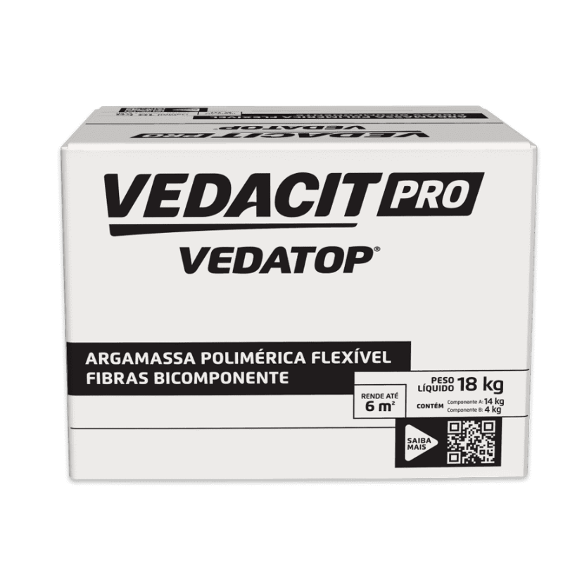 VEDATOP ARG POLI FLEX FIBRAS BI COMP CX 18KG