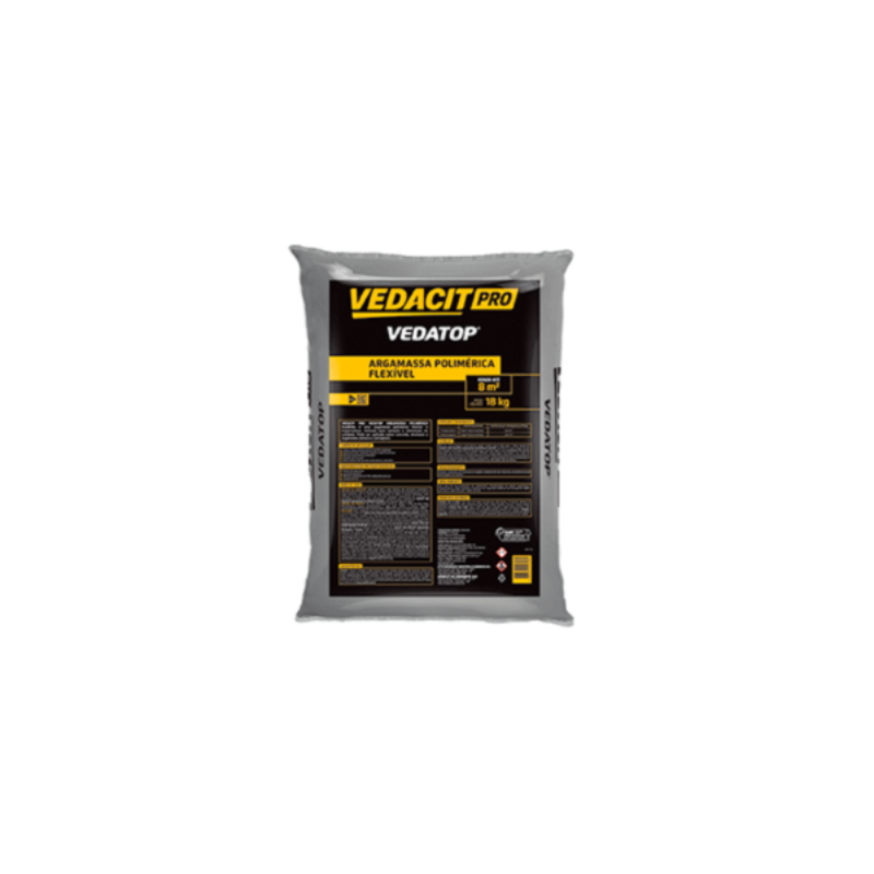 VEDATOP ARGAMASSA POLIMÉRICA SEMI FLEX SC 24 KG